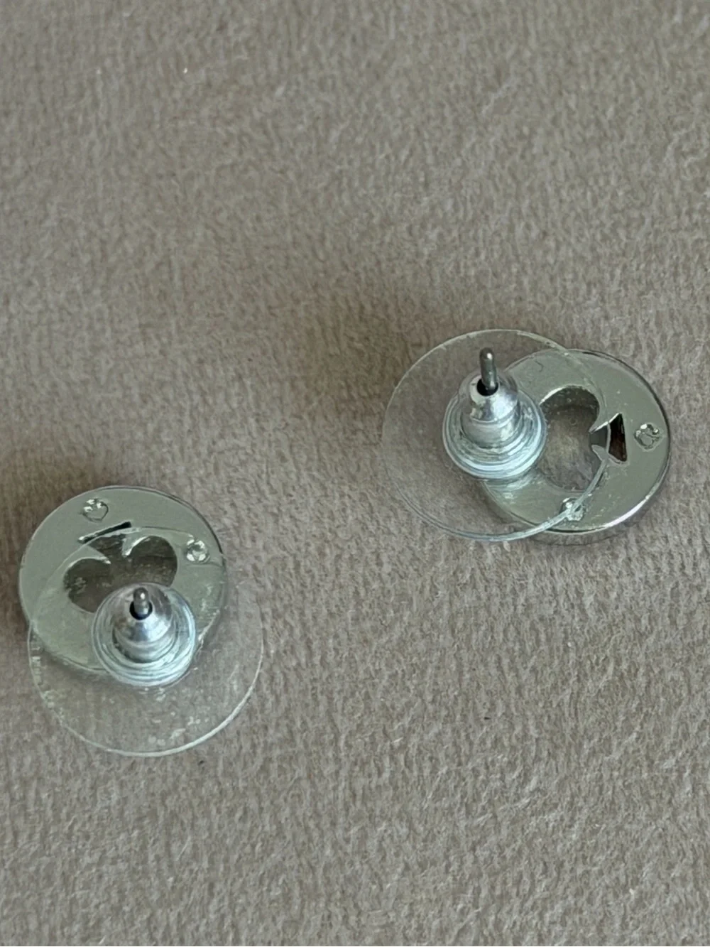 Kate Spade New York “Spot the Spade” Pavé Halo Spade Stud Earrings